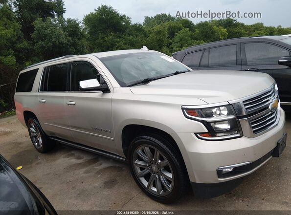1GNSCJKC0GR409299 2016 CHEVROLET SUBURBAN Tan Rear interior view