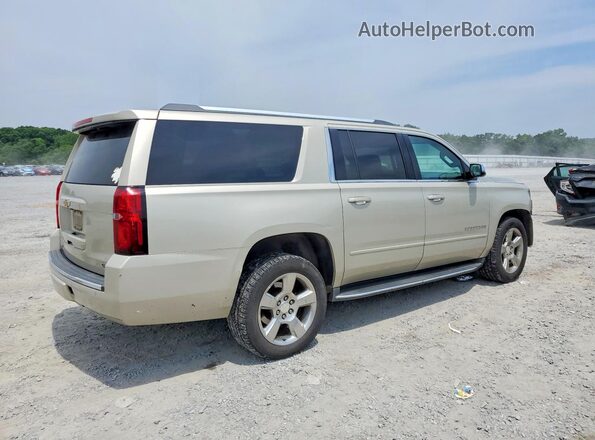 1GNSCJKC0HR159421 2017 CHEVROLET SUBURBAN Бежевый Задняя правая четверть