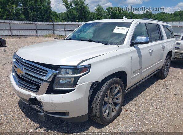 1GNSCJKC6GR166775 2016 CHEVROLET SUBURBAN White Vista tres cuartos delantera izquierda
