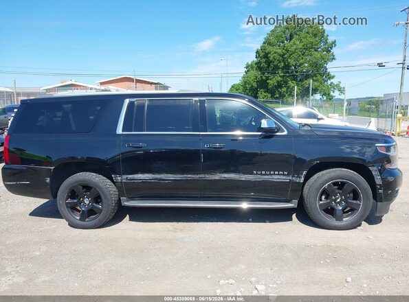 1GNSCJKC7HR204080 2017 CHEVROLET SUBURBAN Black Vista interior trasera