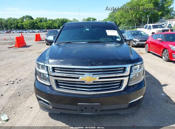 1GNSCJKC7HR204080 2017 CHEVROLET SUBURBAN Black Vista del cuadro de instrumentos