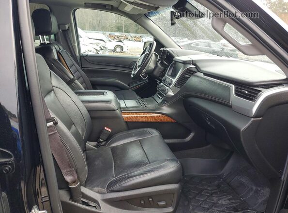 1GNSCJKC8HR225164 2017 CHEVROLET SUBURBAN Black Вид салону спереду