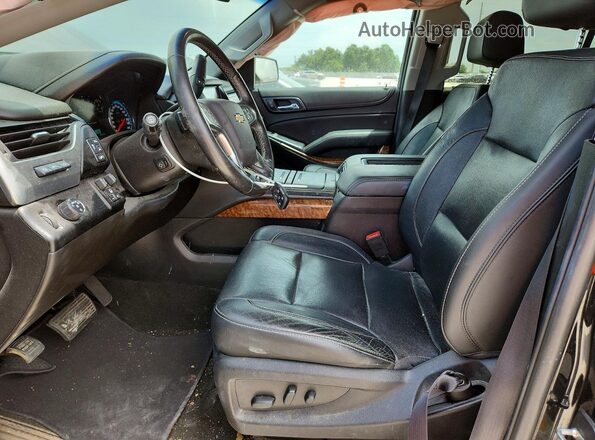 1GNSCJKC8JR322368 2018 CHEVROLET SUBURBAN Black Widok wnętrza z przodu