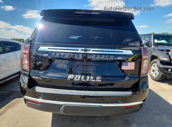 1GNSCLED0PR493687 2023 CHEVROLET TAHOE Black Widok z tyłu