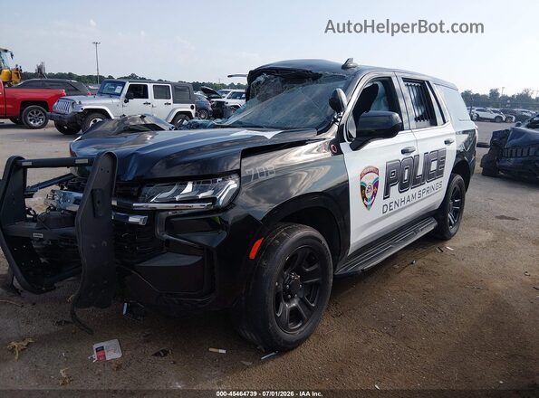 1GNSCLED4PR171781 2023 CHEVROLET TAHOE Черный Передняя левая четверть