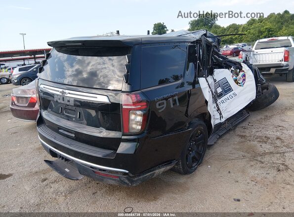 1GNSCLED4PR171781 2023 CHEVROLET TAHOE Черный Задняя правая четверть