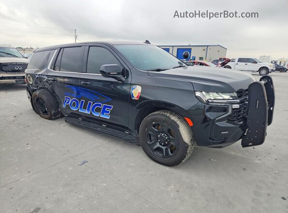 1GNSCLED5PR179601 2023 CHEVROLET TAHOE Черный Передняя правая четверть