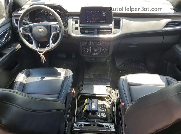 1GNSCLED6PR231009 2023 CHEVROLET TAHOE Black Widok deski rozdzielczej