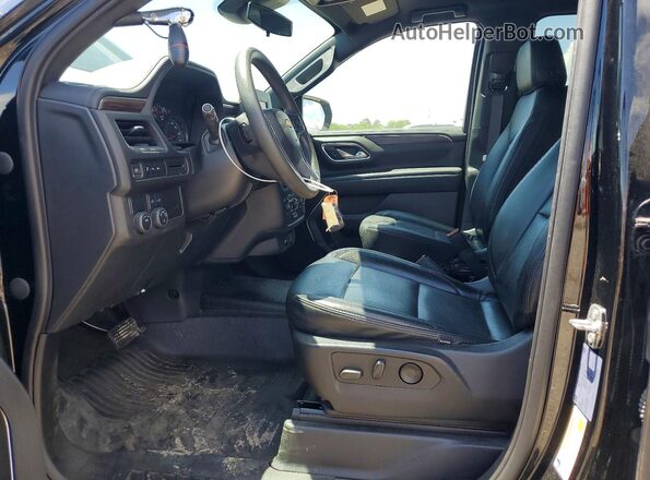 1GNSCLED6PR231009 2023 CHEVROLET TAHOE Black Widok wnętrza z przodu