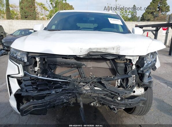 1GNSCMED6NR199097 2022 CHEVROLET TAHOE White უკანა სალონის ხედი