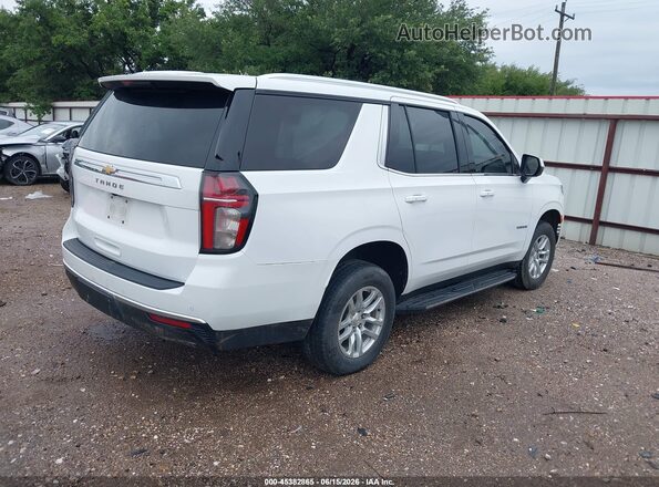 1GNSCMKD0MR227124 2021 CHEVROLET TAHOE White Հետևի աջ