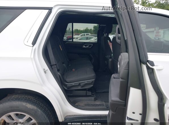 1GNSCMKD0MR227124 2021 CHEVROLET TAHOE White VIN կոդի պիտակի տեսք