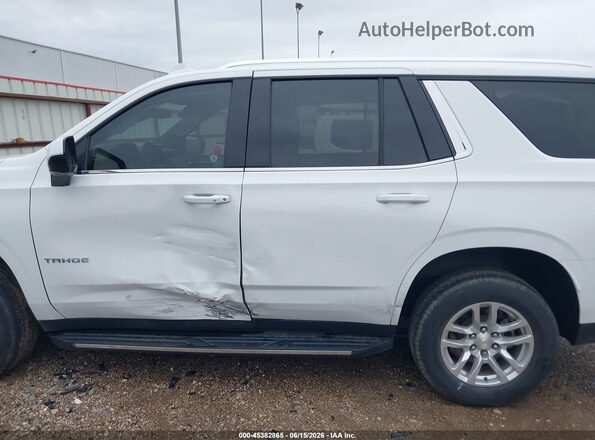 1GNSCMKD0MR227124 2021 CHEVROLET TAHOE White Սալոնի 360 աստիճան տեսք