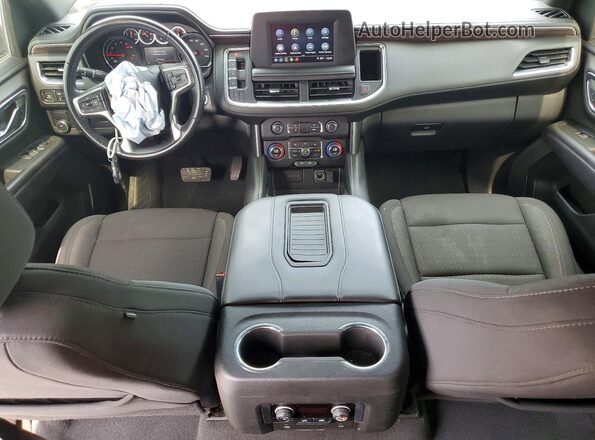 1GNSCMKD3NR202767 2022 CHEVROLET TAHOE Black Առջևի վահանակի տեսք