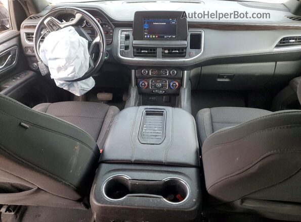1GNSCMKD6PR126593 2023 CHEVROLET TAHOE Blue Dashboard view