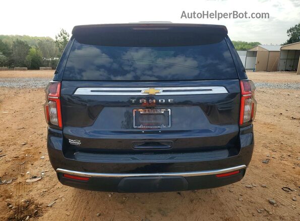1GNSCMKD6PR126593 2023 CHEVROLET TAHOE Blue Rear view