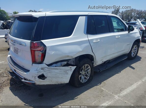 1GNSCNKD2MR271003 2021 CHEVROLET TAHOE Белый Задняя правая четверть