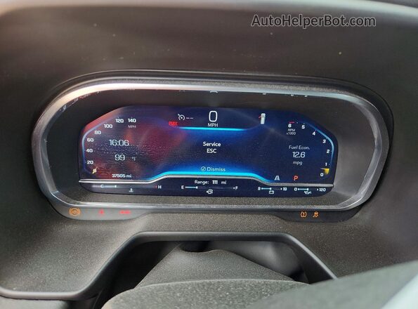 1GNSCNKD2PR523191 2023 CHEVROLET TAHOE Черный Вид щитка приборов
