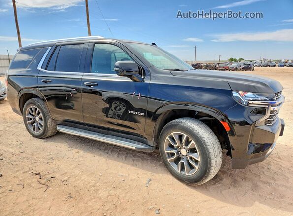 1GNSCNKD2PR523191 2023 CHEVROLET TAHOE Черный Передняя правая четверть