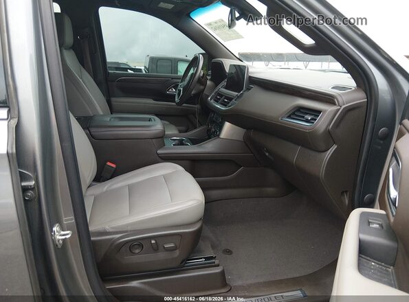1GNSCNKD3MR221386 2021 CHEVROLET TAHOE Gray Front interior view