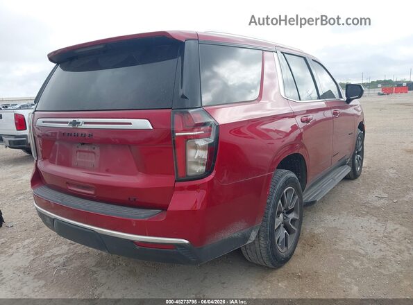1GNSCNKD4NR150460 2022 CHEVROLET TAHOE Red Հետևի աջ