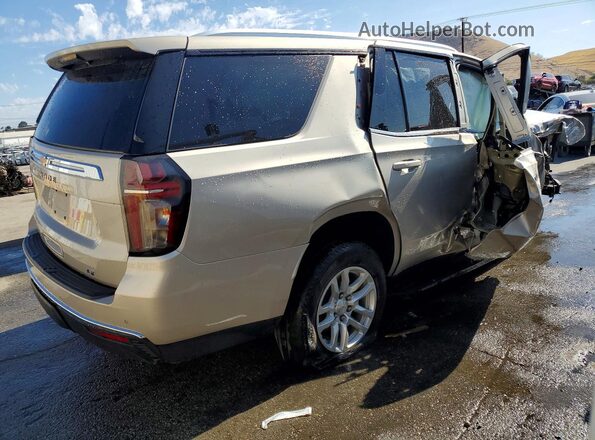 1GNSCNKD4PR395262 2023 CHEVROLET TAHOE Beige Rear right