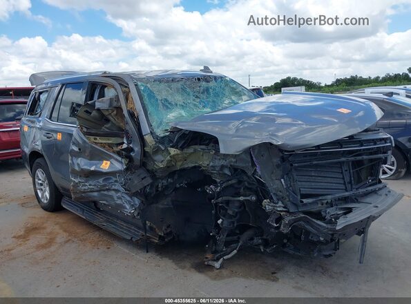1GNSCNKD7MR309969 2021 CHEVROLET TAHOE Gray Вид спереду