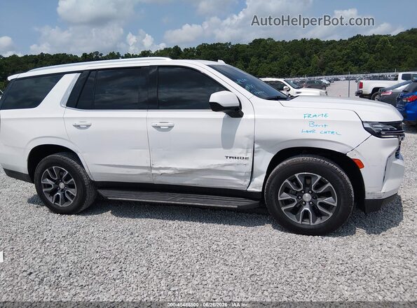 1GNSCNKD7MR397728 2021 CHEVROLET TAHOE Белый Вид спереди