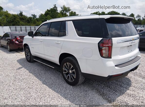 1GNSCNKD7MR397728 2021 CHEVROLET TAHOE Белый Задняя левая четверть