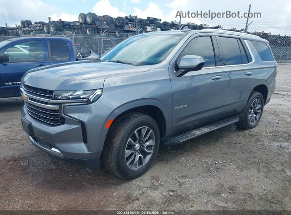 1GNSCNKD7MR461105 2021 CHEVROLET TAHOE Gray Przód lewy