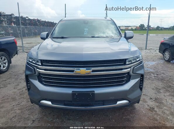 1GNSCNKD7MR461105 2021 CHEVROLET TAHOE Gray Widok deski rozdzielczej