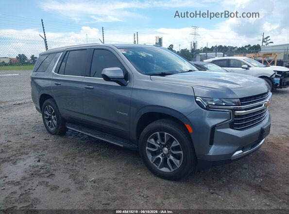 1GNSCNKD7MR461105 2021 CHEVROLET TAHOE Gray Widok zestawu wskaźników