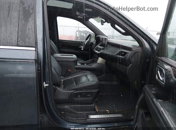 1GNSCNKD9MR233736 2021 CHEVROLET TAHOE Dark Blue Вид салону спереду
