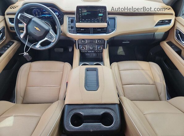 1GNSCSKD5RR167420 2024 CHEVROLET TAHOE White Widok deski rozdzielczej