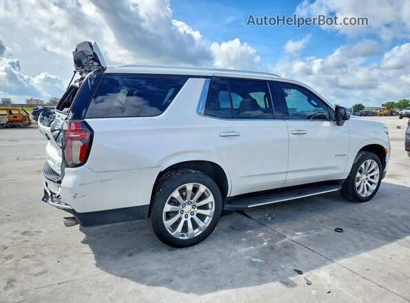 1GNSCSKD6MR120910 2021 CHEVROLET TAHOE White Հետևի աջ