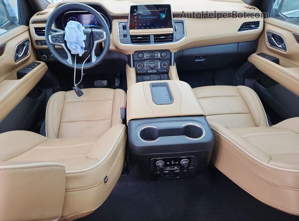 1GNSCSKD8PR391584 2023 CHEVROLET TAHOE Gray Widok deski rozdzielczej