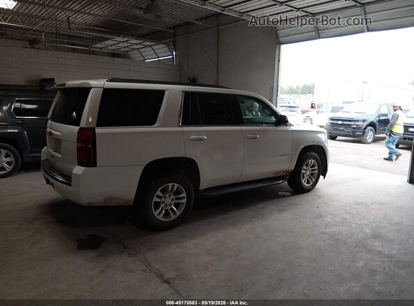 1GNSKAEC0HR309283 2017 CHEVROLET TAHOE Белый 