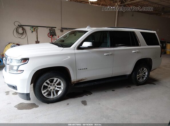 1GNSKAEC0HR309283 2017 CHEVROLET TAHOE Белый 