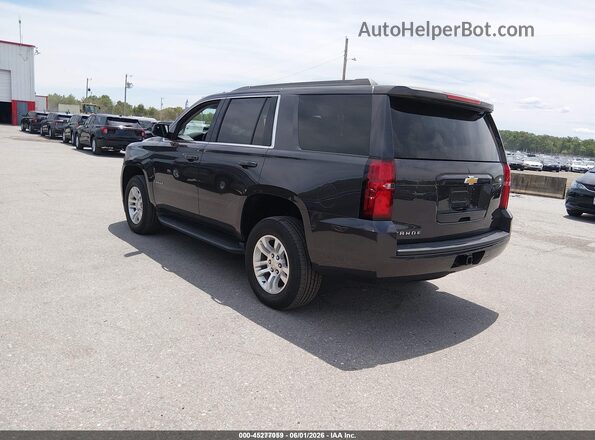 1GNSKAEC1HR293336 2017 CHEVROLET TAHOE Black უკანა მარცხენა