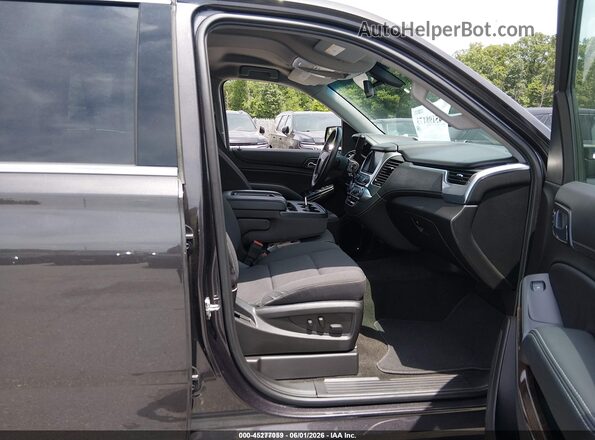 1GNSKAEC1HR293336 2017 CHEVROLET TAHOE Black წინა სალონის ხედი