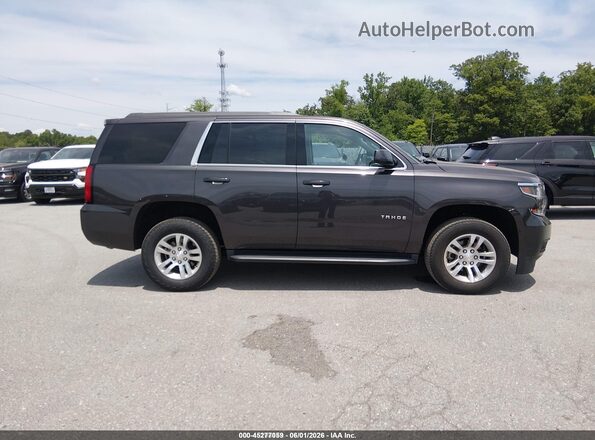 1GNSKAEC1HR293336 2017 CHEVROLET TAHOE Black უკანა სალონის ხედი