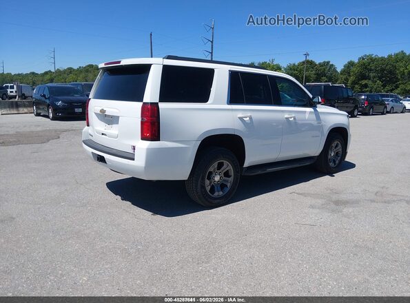 1GNSKAEC2JR354229 2018 CHEVROLET TAHOE White Задня права чверть