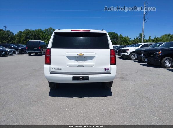 1GNSKAEC2JR354229 2018 CHEVROLET TAHOE White 