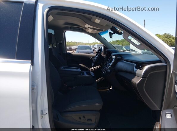 1GNSKAEC2JR354229 2018 CHEVROLET TAHOE White Вид салону спереду