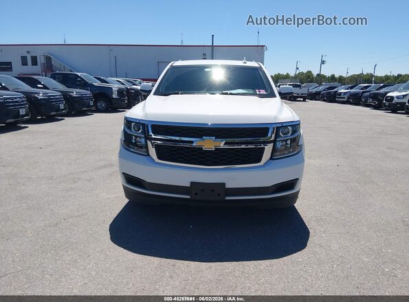 1GNSKAEC2JR354229 2018 CHEVROLET TAHOE White Вид щитка приладів