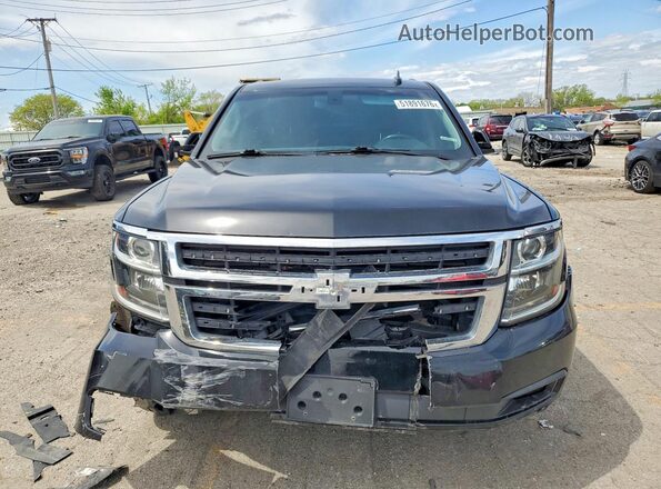 1GNSKAEC2JR365411 2018 CHEVROLET TAHOE Black Вид спереду