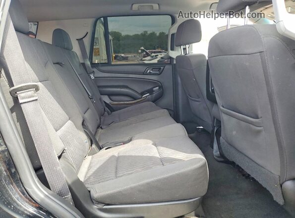 1GNSKAEC2JR365411 2018 CHEVROLET TAHOE Black Вид задньої частини салону