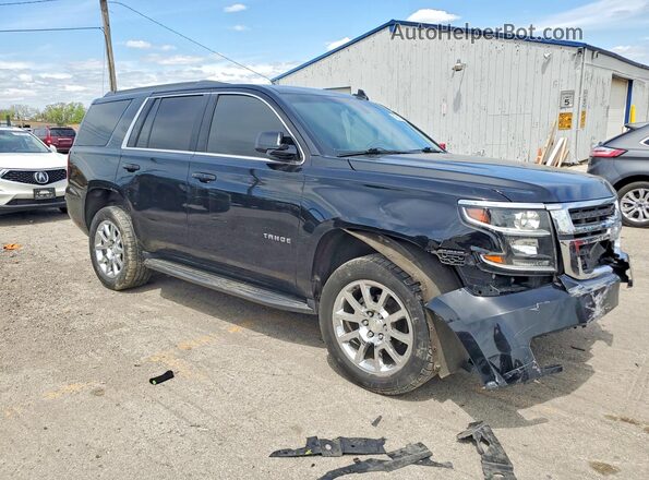 1GNSKAEC2JR365411 2018 CHEVROLET TAHOE Black Передня права чверть