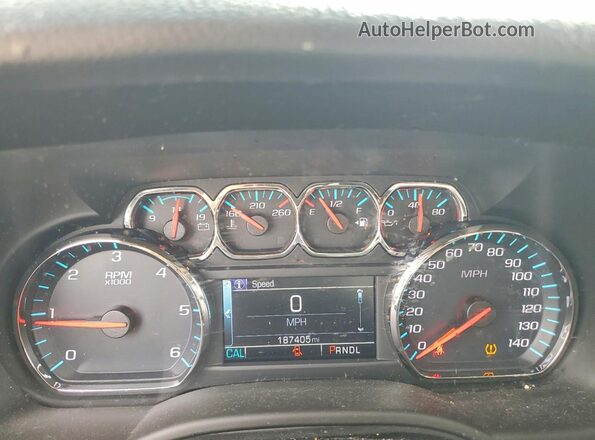 1GNSKAEC2JR365411 2018 CHEVROLET TAHOE Black Вид щитка приладів