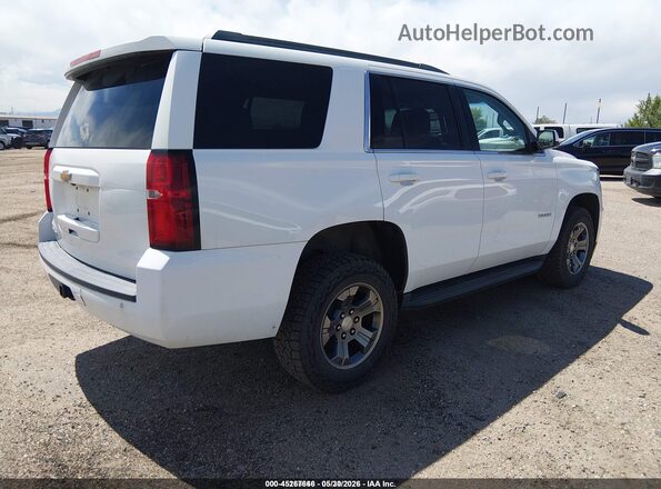 1GNSKAEC2KR101090 2019 CHEVROLET TAHOE White 